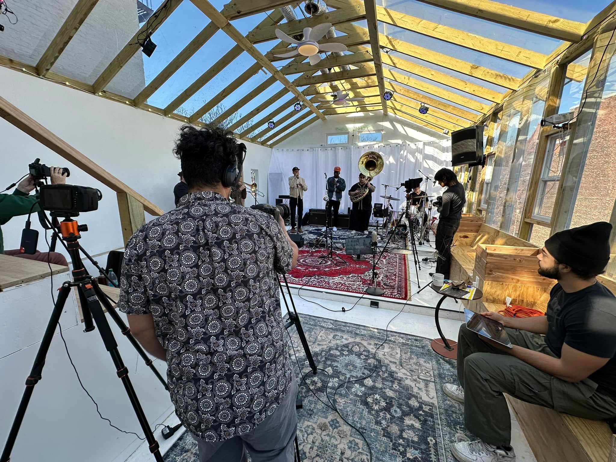 Fun day doing video shoot at Los Depressos